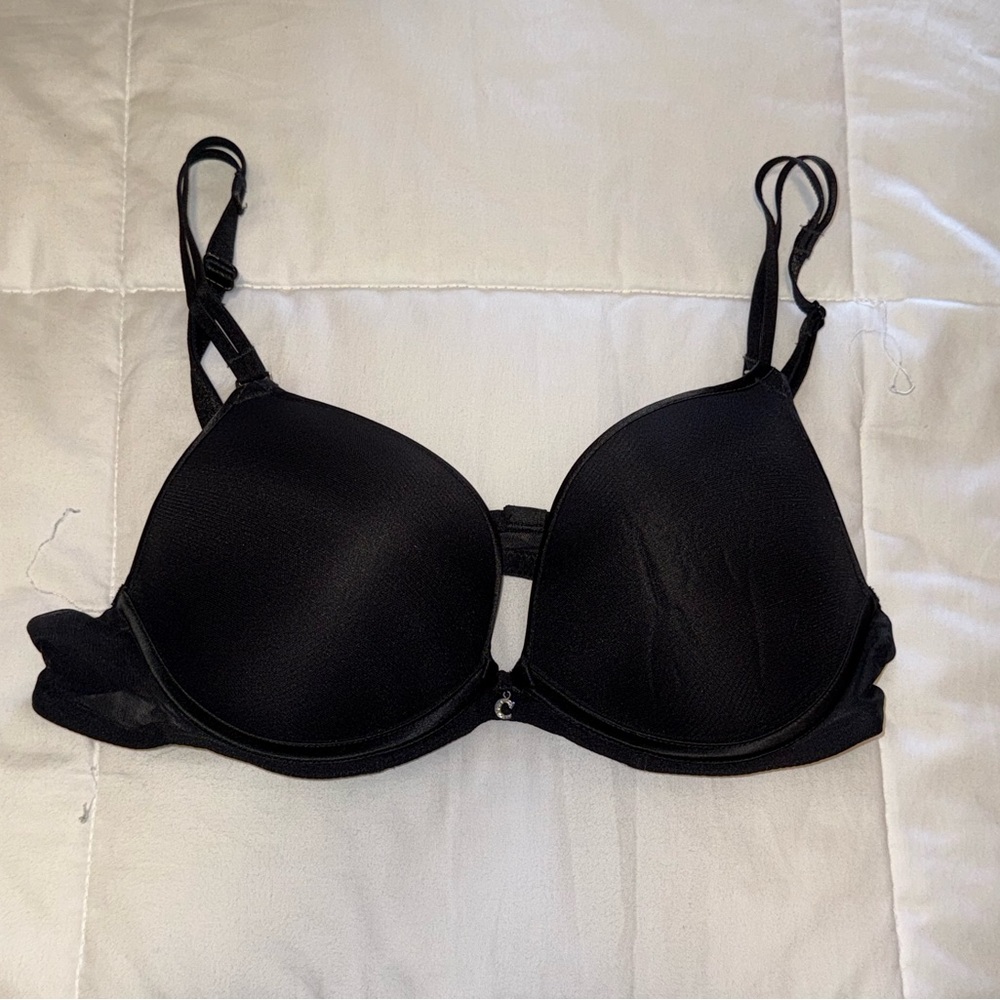 NWOT Chantelle 3952 Sublime Invisible Push Up Plunge Bra in Black, Size 34C - Picture 2 of 4